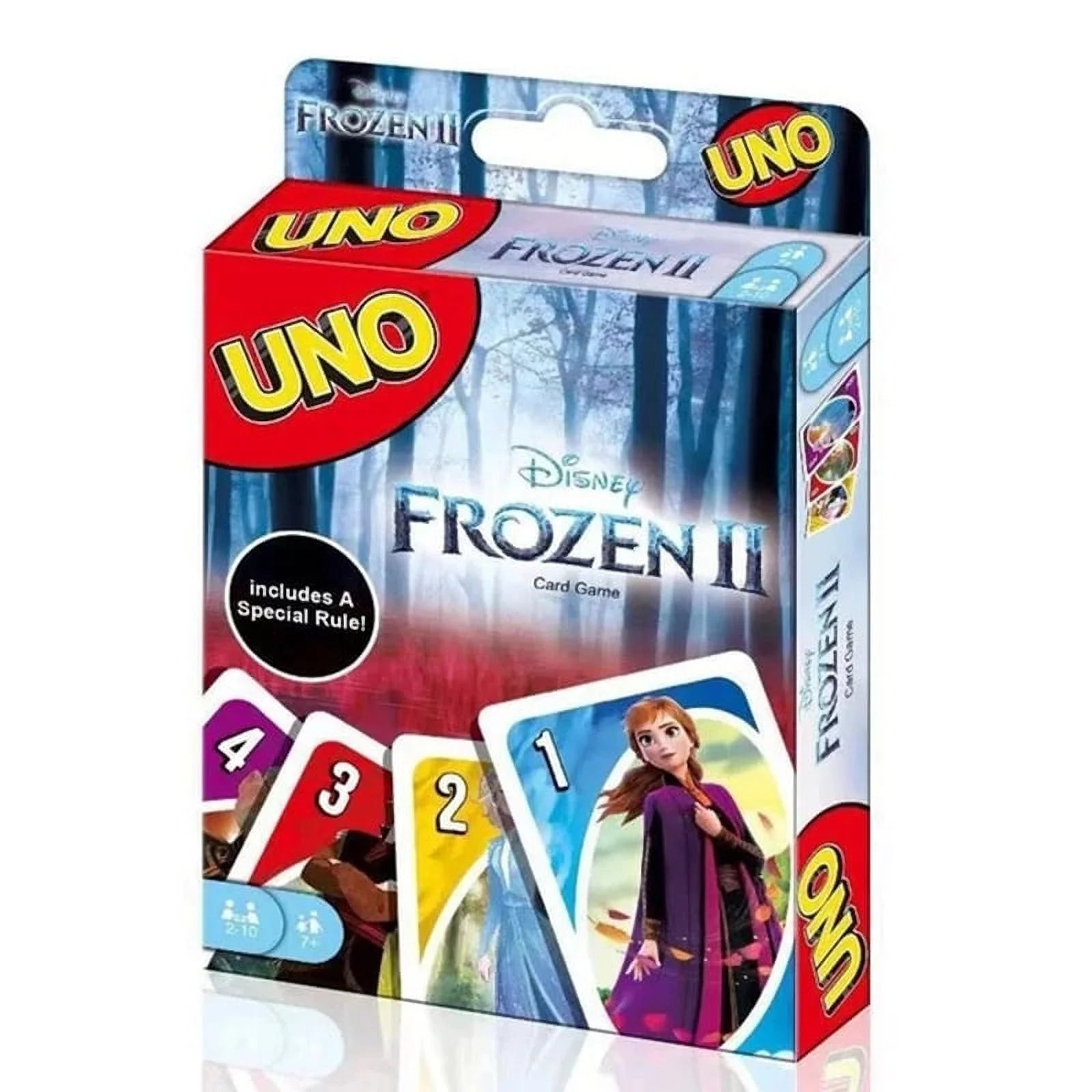 UNO Classic Card Game with Character-Themed Graphics for 2-10 Players