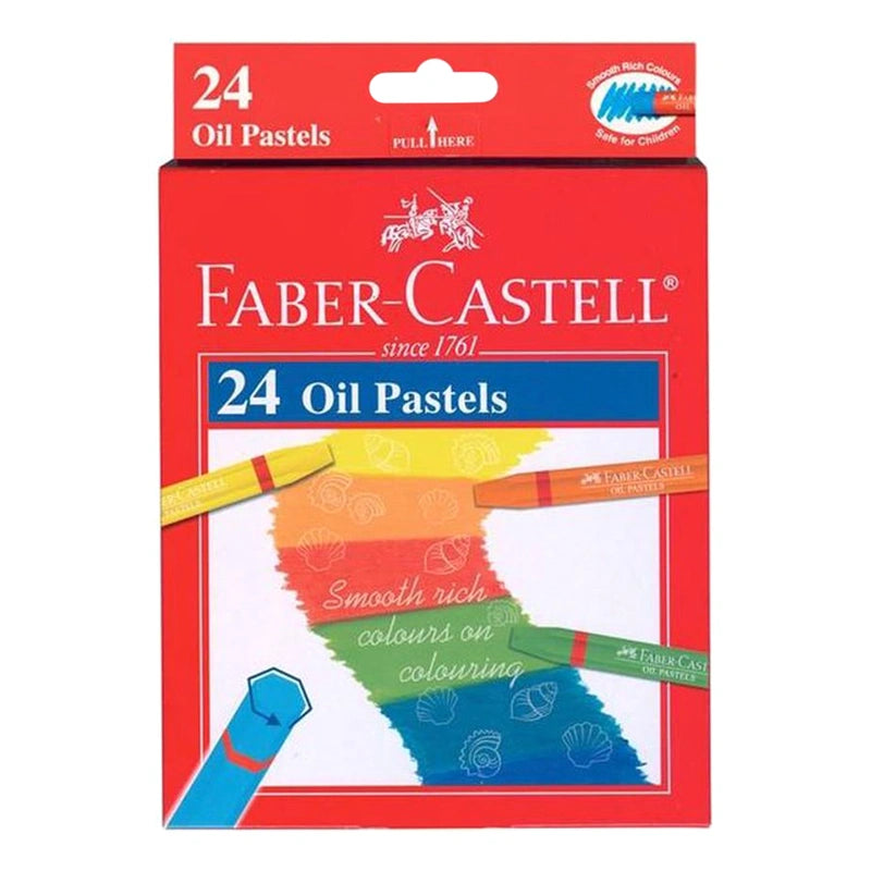 Faber Castell Oil Pastel Box Carton Multicolour 24 Colors