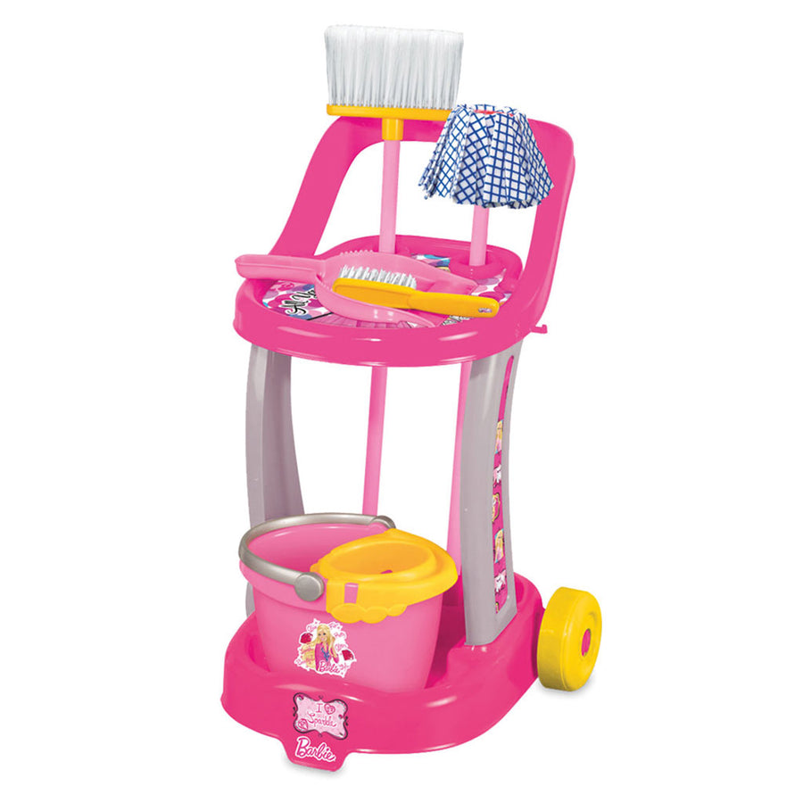 Dede 1970 Barbie Cleaning Trolley 9 Pieces