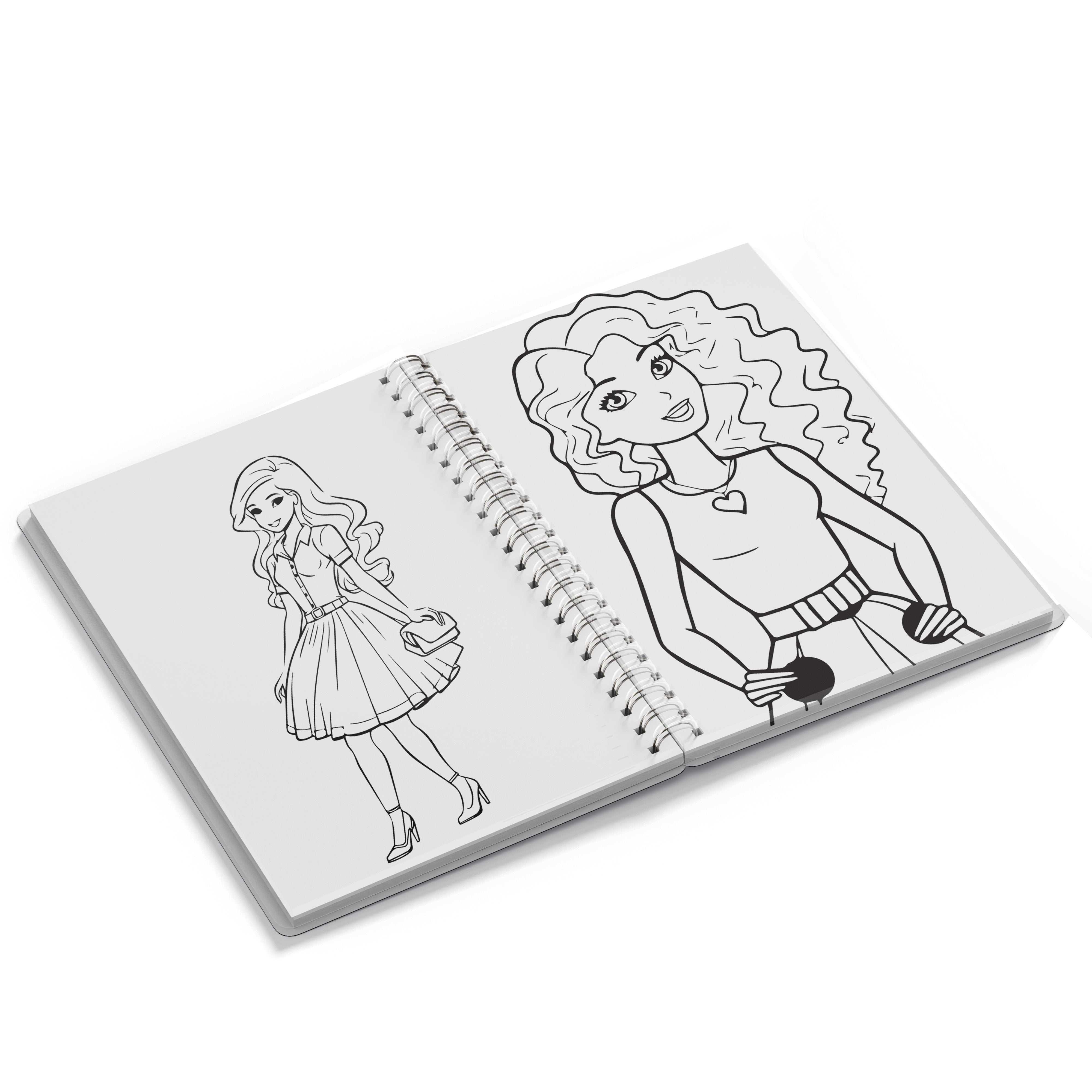 Premium Barbie Coloring Book For Girls 34 Pages
