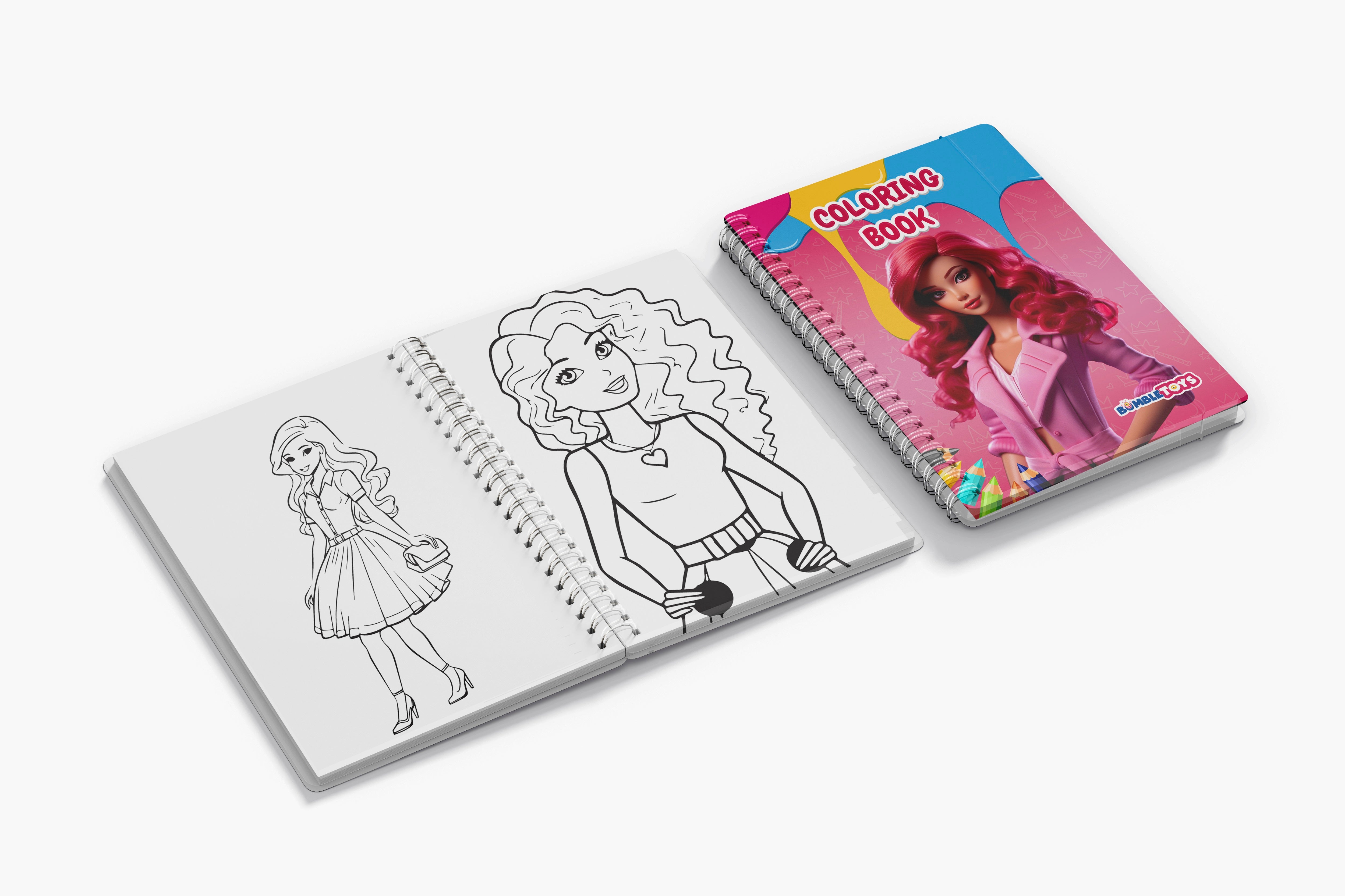 Premium Barbie Coloring Book For Girls 34 Pages