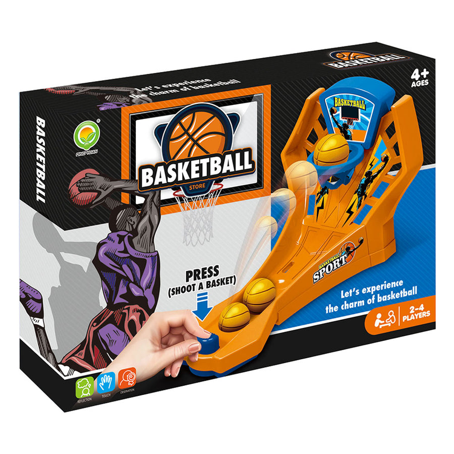Interactive Desktop Tabletop Basketball Shooting Game for Kids (2-4 Players)