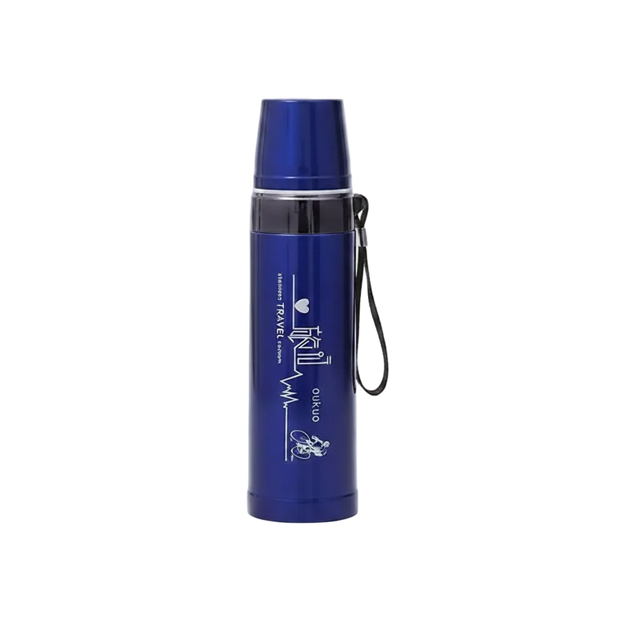 Stainless steel thermal thermos 750 ml - Blue