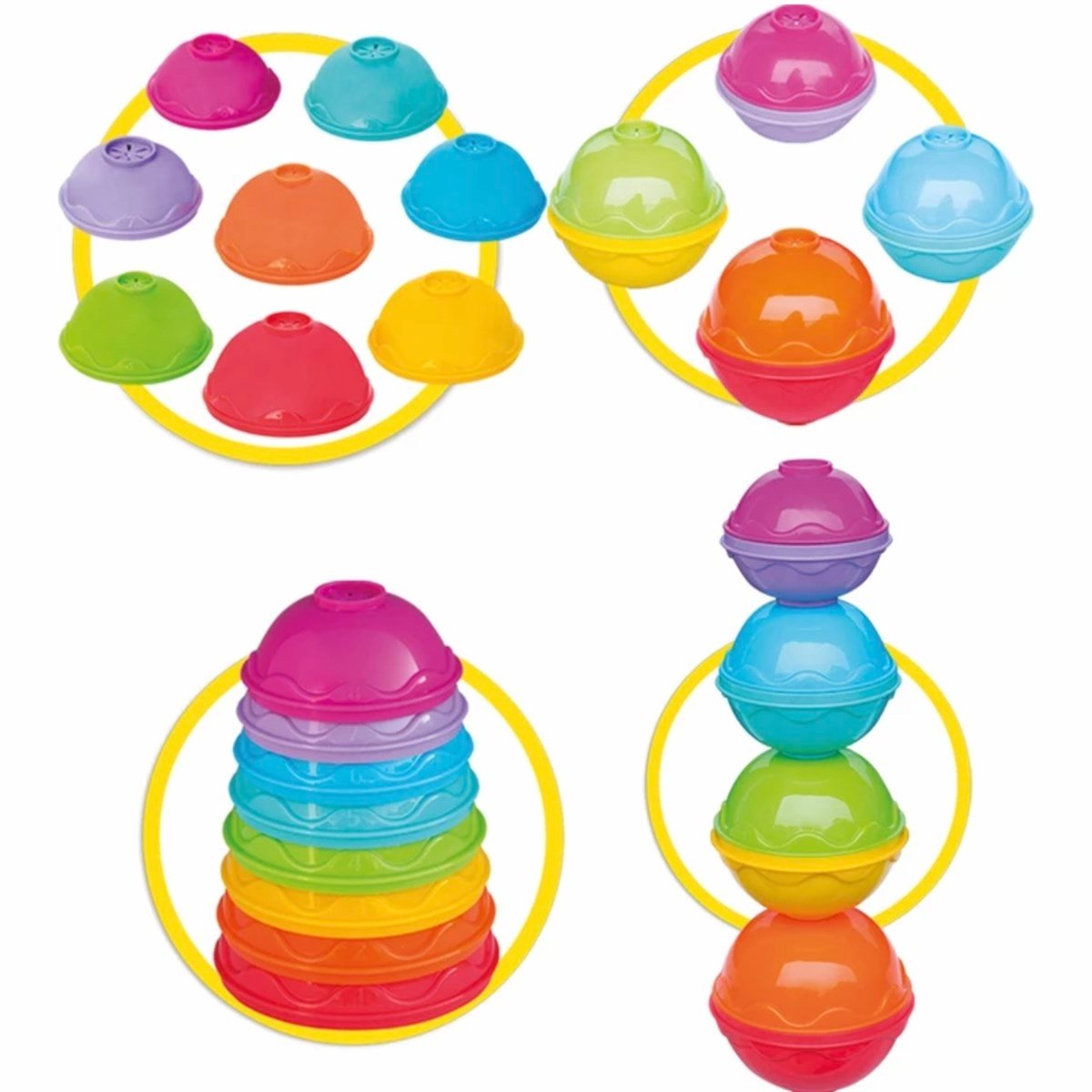 Dede Baby Ball Mini Towers - 8 Pieces