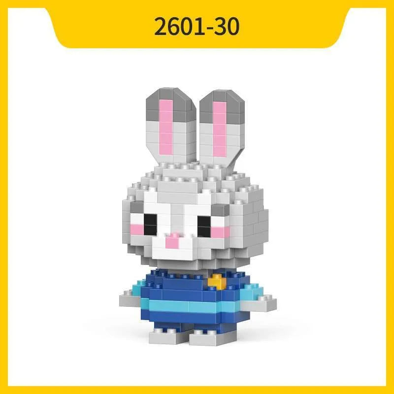 Disney Anime Princess Building Blocks 2601-30 mini Action toy Figures Blocks - Judy Hopps