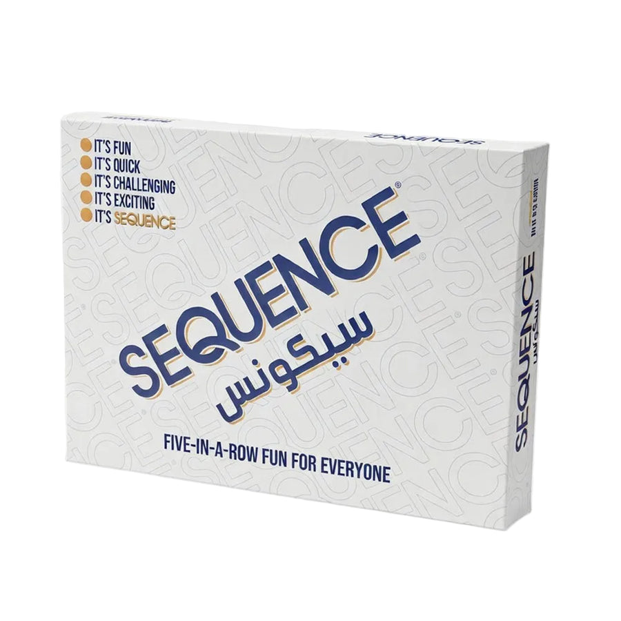 Sequence Classic Board Game – Arabic Edition | Five-in-a-Row Strategy Game