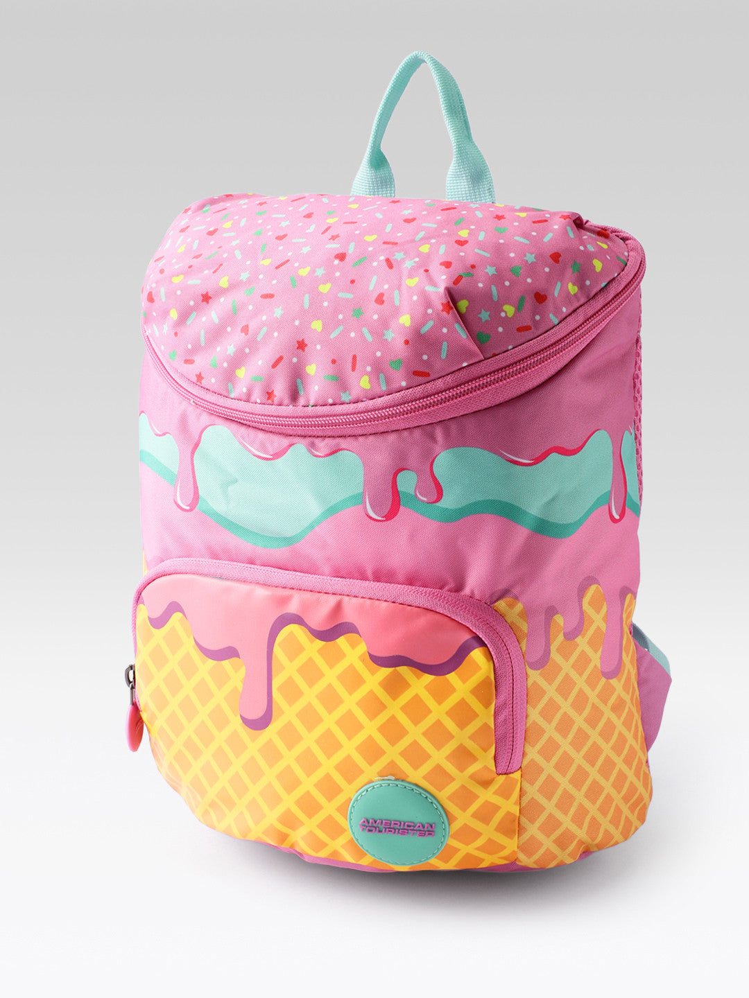American Tourister Kids Printed Backpack - Lightweight Polyester School Bag