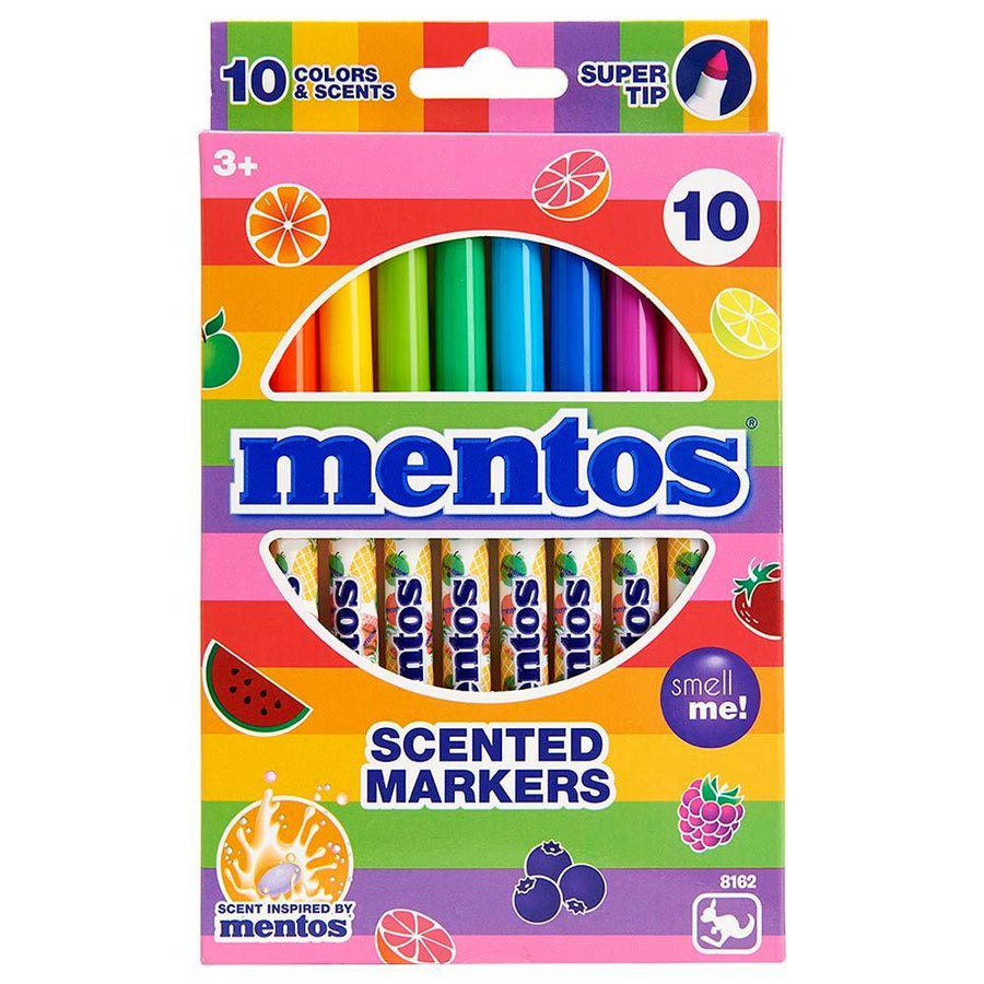 Kangaru Mentos Scented Supertip Markers - 10pcs