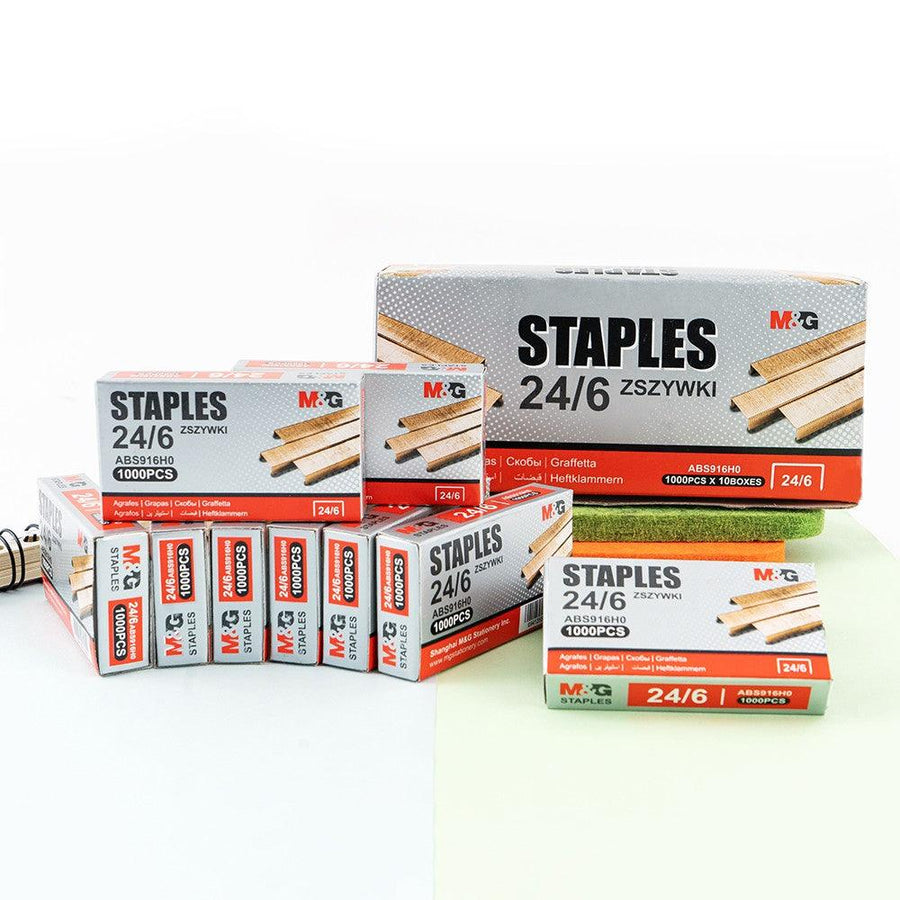 M&G Standard Size 24/6  , ZSZYWKI (PACK OF 10 BOXES)