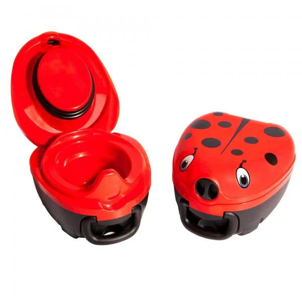 My Carry Potty Travel Potty, Award-Winning Portable Toddler Toilet Seat for Kids - Ladybug