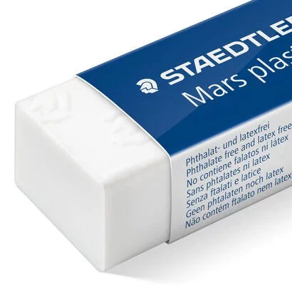 STAEDTLER 6 Mars Plastic Small Erasers