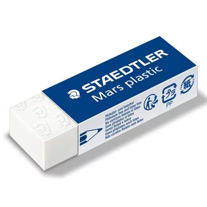 STAEDTLER Set of 8 plastic Erasers