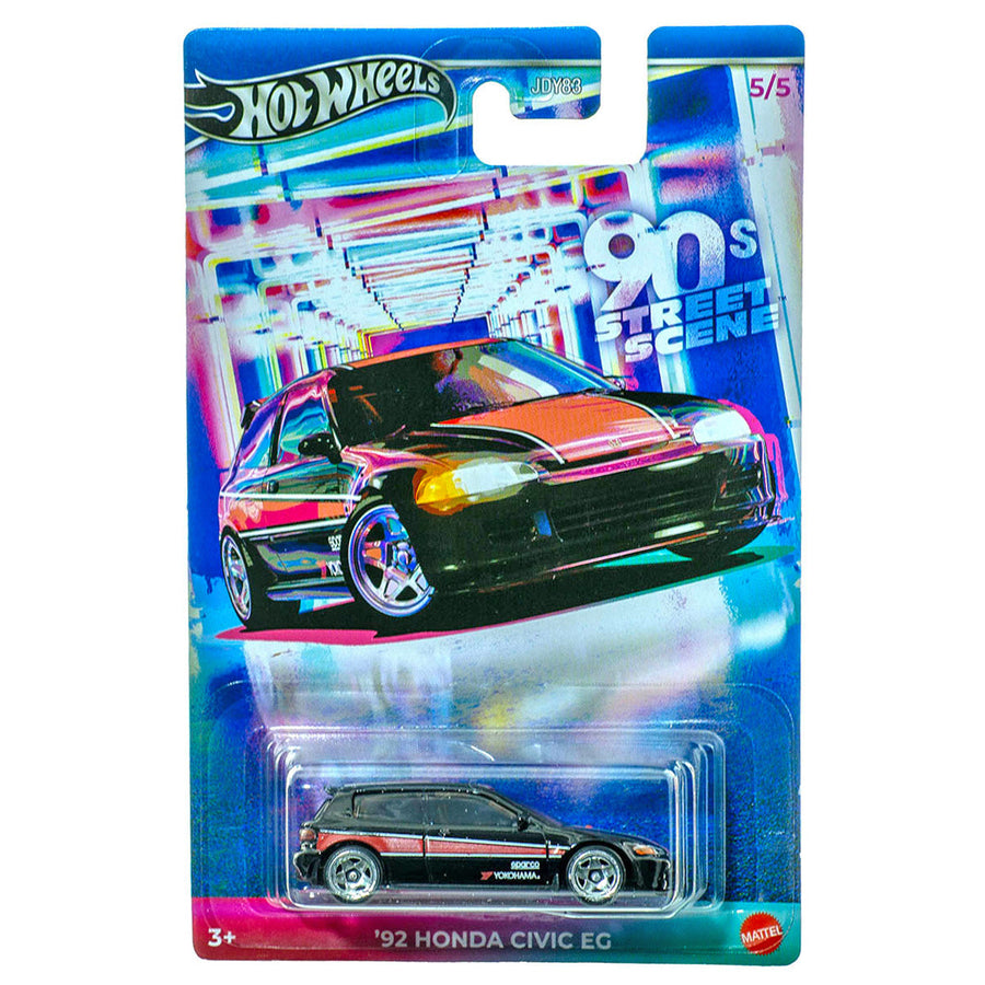 Hot wheels 90s Street Scene - 92 Honda Civic EG