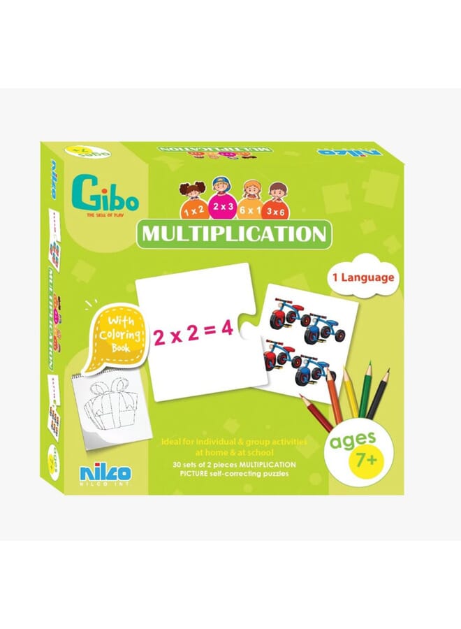 Nilco 20405 Learn The Multiplication Card Game