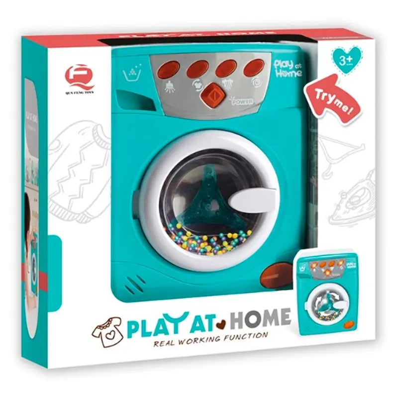"Kids’ Interactive Laundry Station – Realistic Lights & Sounds Washing Machine"