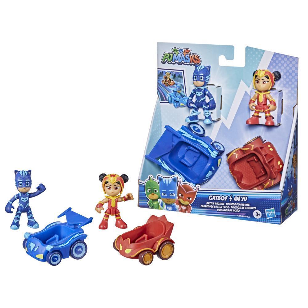 PJ Masks Catboy vs an Yu Battle Racers Preschool Toy, Vehicle and Action Figure Set