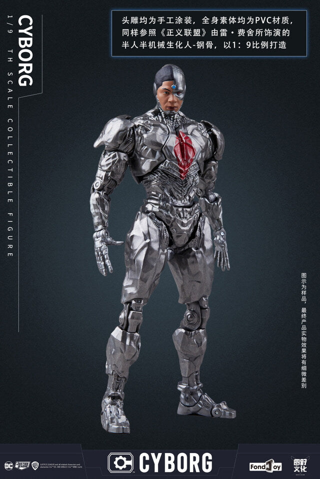 Fondjoy Super Heroes: DC - Justice League - Cyborg (Steel Bone) Scale 1:9
