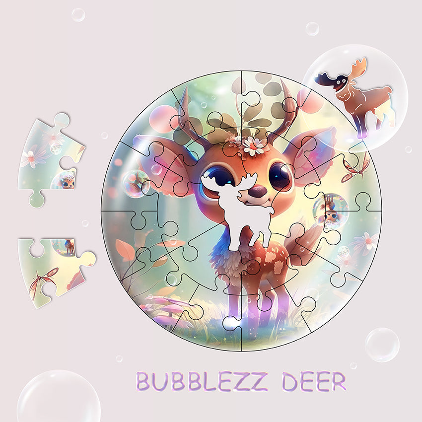 Puzz Wooden Puzzle Bubblezz For Children +3 - Deer