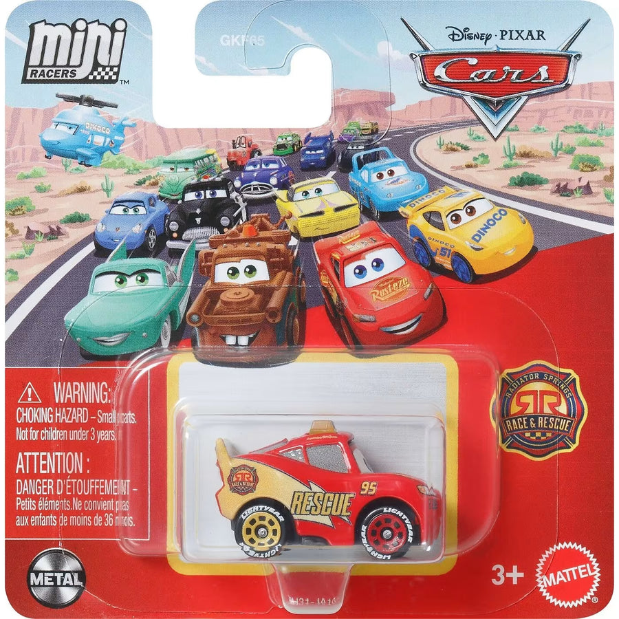 Mattel Disney Pixar Cars Mattel Mini Racers Disney Small Die-Cast 4 cm