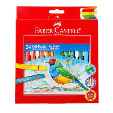 Faber Castell Oil Pastel Box Carton Multicolour 24 Colors