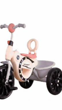 3-Wheel Ride-On Tricycle for Kids – Toddler Push Bike for Ages 1–6, Safe & Durable Baby Trike