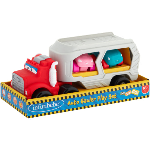 مجموعة ألعاب إنفنبيبي أوتو هولر - شاحنة لعبة للأطفال الصغار مع سيارات قابلة للإزالة