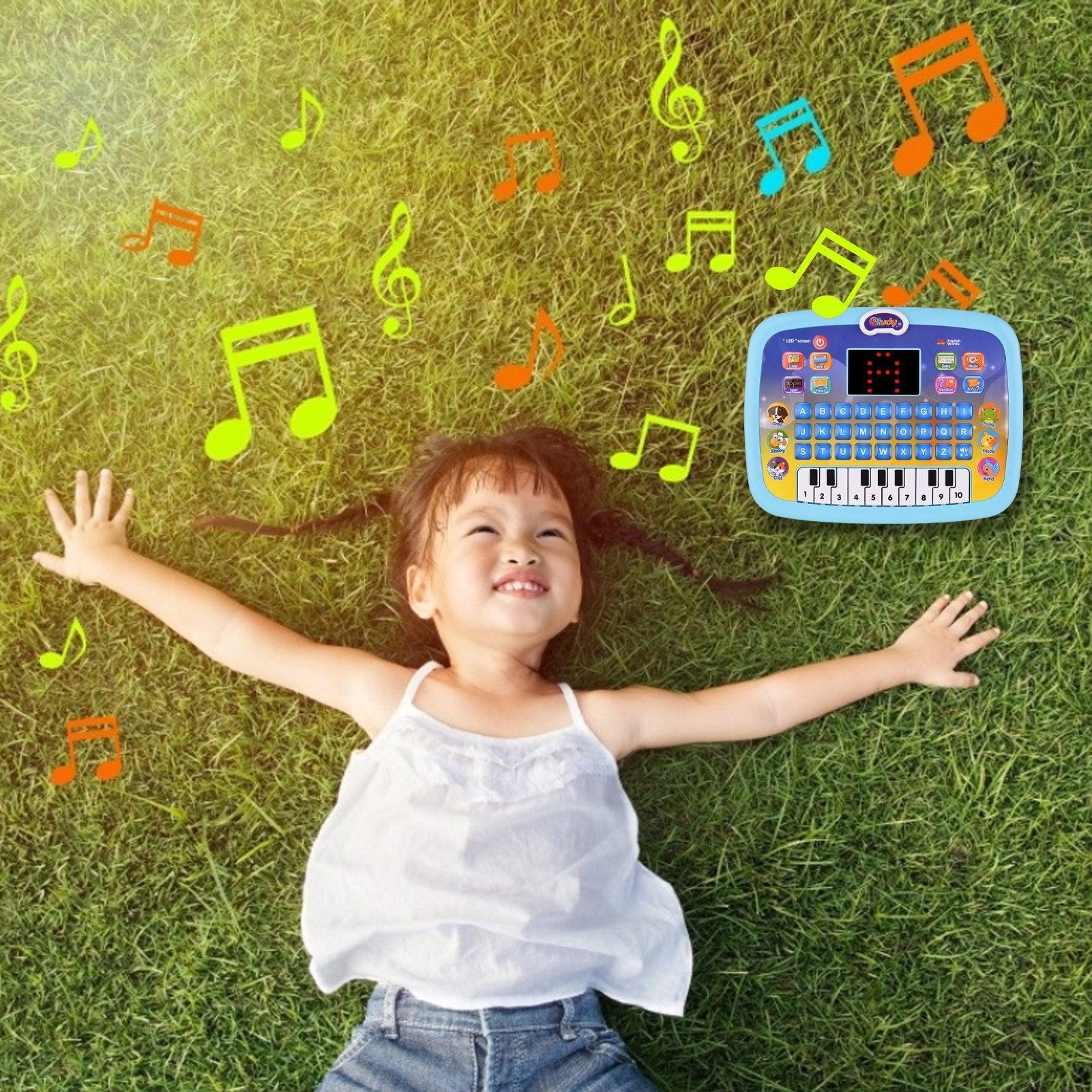 MABOTO Early Educational Toy Learning Tablet Toddler Computer Toy with LED Screen Display 8 Learning Modes - BumbleToys - 2-4 Years, 5-7 Years, Boys, Electronic Learning, Girls, Toy Land