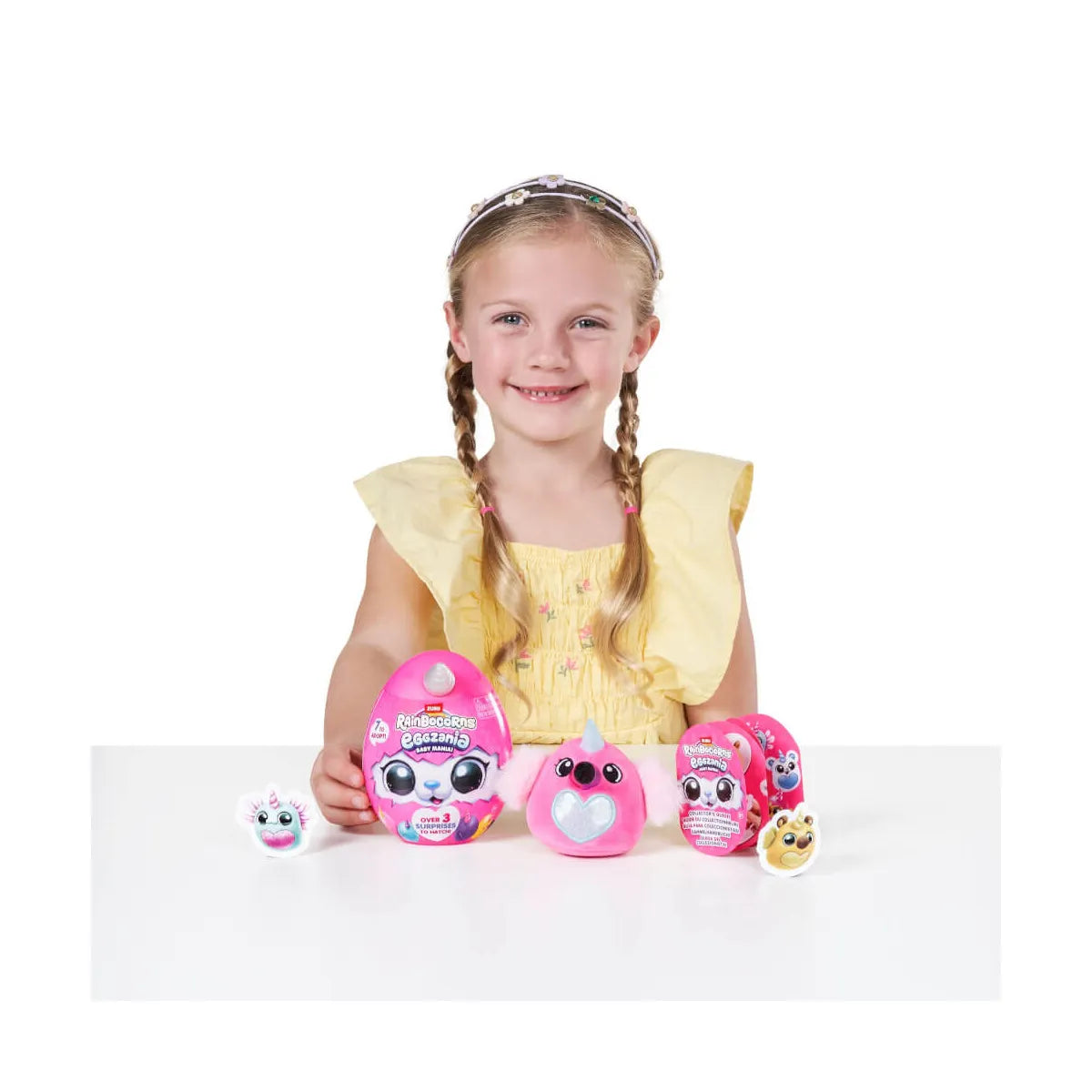 ZURU Rainbocorns Eggzania Baby Mania Plush In Surprise Egg 12 Cm - Characters May Vary