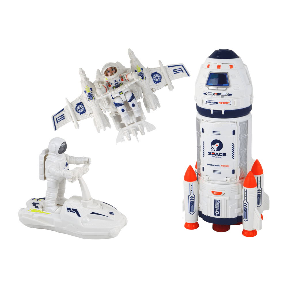Set Space Mission Rocket Space Ships Space Vehicles 12 pieces
