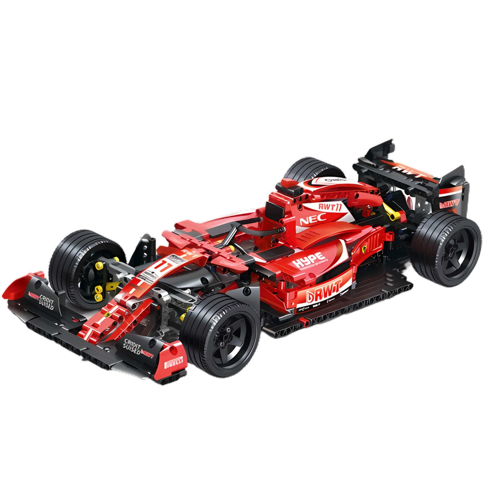 KBOX 10295 Red Ferrari F1 Building Blocks Set – 1448 PCS (1:8 Scale Model)