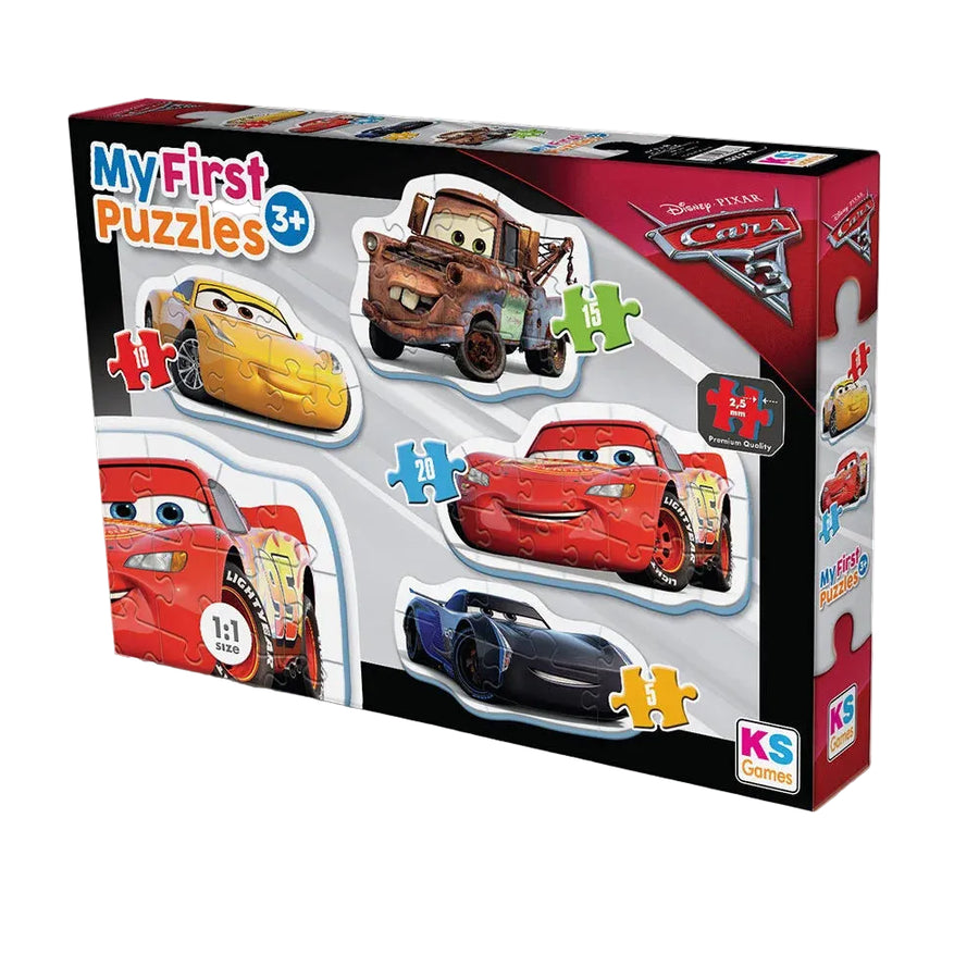 KS Games Disney Pixar Cars My First Puzzle 4 In1 - 50 Pieces