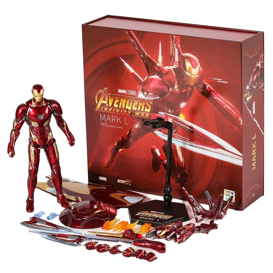 ZD Toys Super Heroes: Marvel - Avengers: Infinity War - Iron Man Mark L with Light (Deluxe Version)