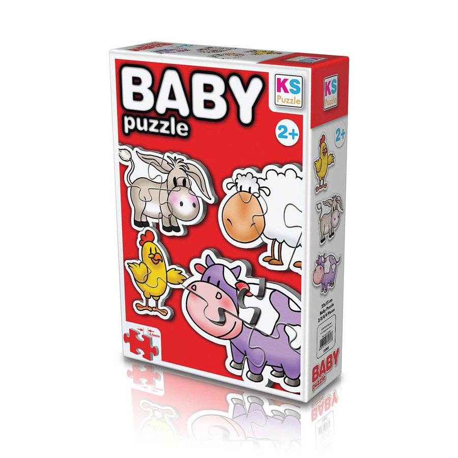 KS Puzzle -Jigsaws and Puzzle Farm Animals 15 Pcs