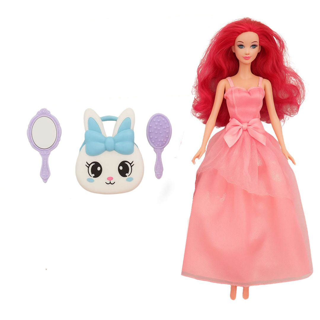 Fashion Charm Girls Doll with Outfits and Accessories