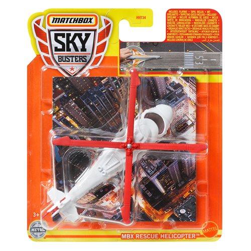 Matchbox 2022 Sky Busters MBX Rescue Helicopter™ WHITE | BLACK | #19 - BumbleToys - 2-4 Years, 5-7 Years, Boys, Collectible Vehicles, MatchBox, Pre-Order
