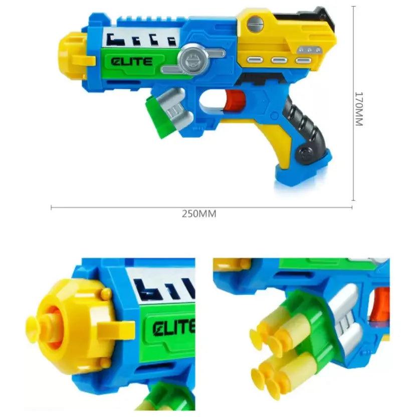 Toy Galaxy FIELD ARMS FIGHTER SPACE SOFT BULLET BLASTER SHARP SHOOTER WITH FACE MASK Guns & Darts