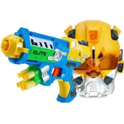 Toy Galaxy FIELD ARMS FIGHTER SPACE SOFT BULLET BLASTER SHARP SHOOTER WITH FACE MASK Guns & Darts