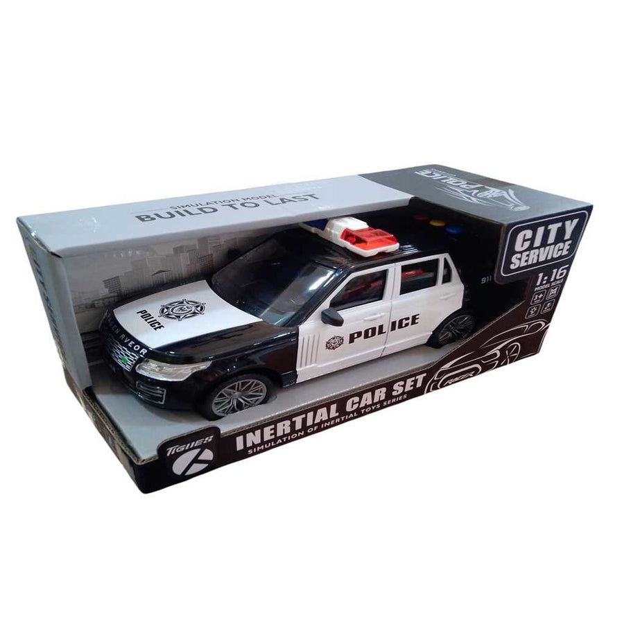 City Service 1:16 Scale Inertial Police SUV Toy Car