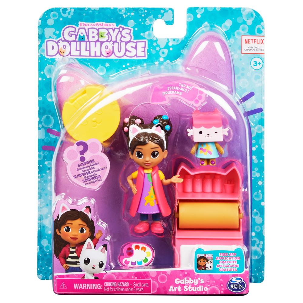 Gabby's Dollhouse Art Studio Playset with Figure and Surprise