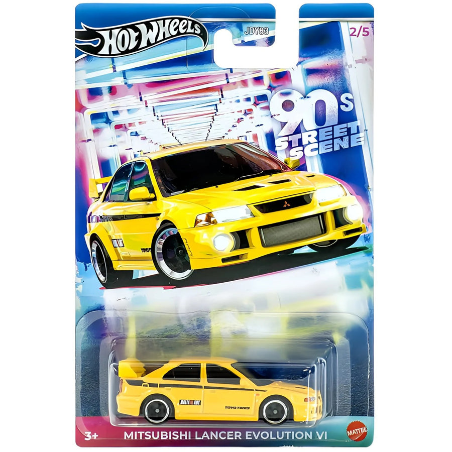 Hot wheels 90s Street Scene - Mitsubishi Lancer Evolution VI