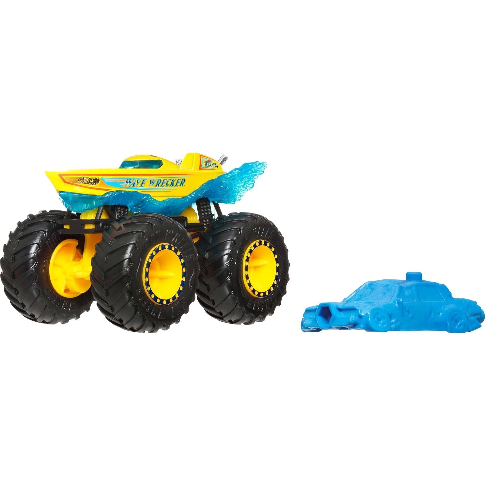 Mattel Hot Wheels Monster Trucks Die-Cast Truck - Wave Wrecker