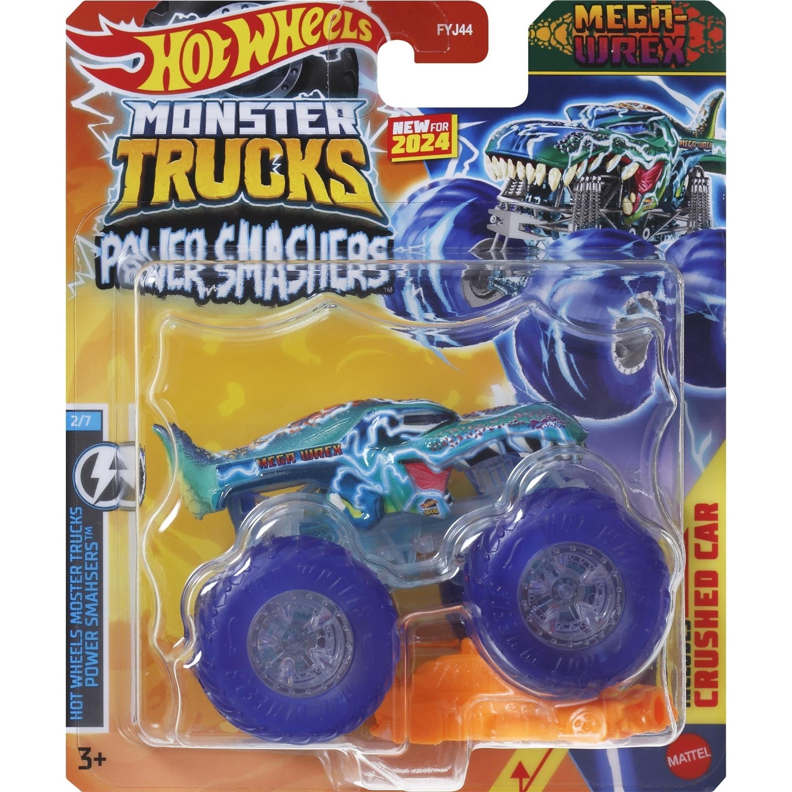 Hot Wheels Monster Trucks Power Smashers - Mega-Wrex