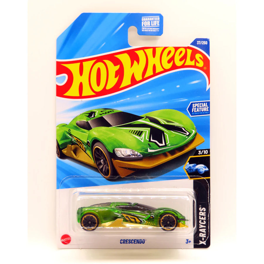 Hot Wheels Die Cast 1:64 Scale X-Raycers - Crescendo