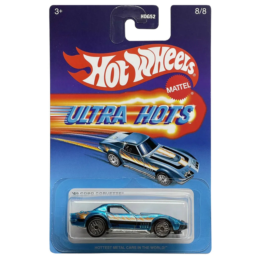 Hot Wheels Ultra Hots Hottest Metal Cars In The World - '69 Copo Corvette