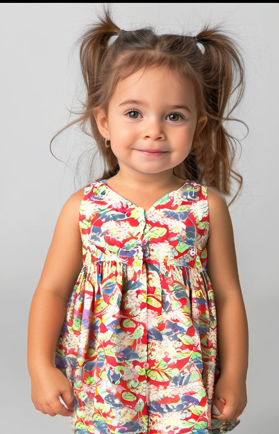 Ralph Lauren Kids Floral Dress - Size 4/4T
