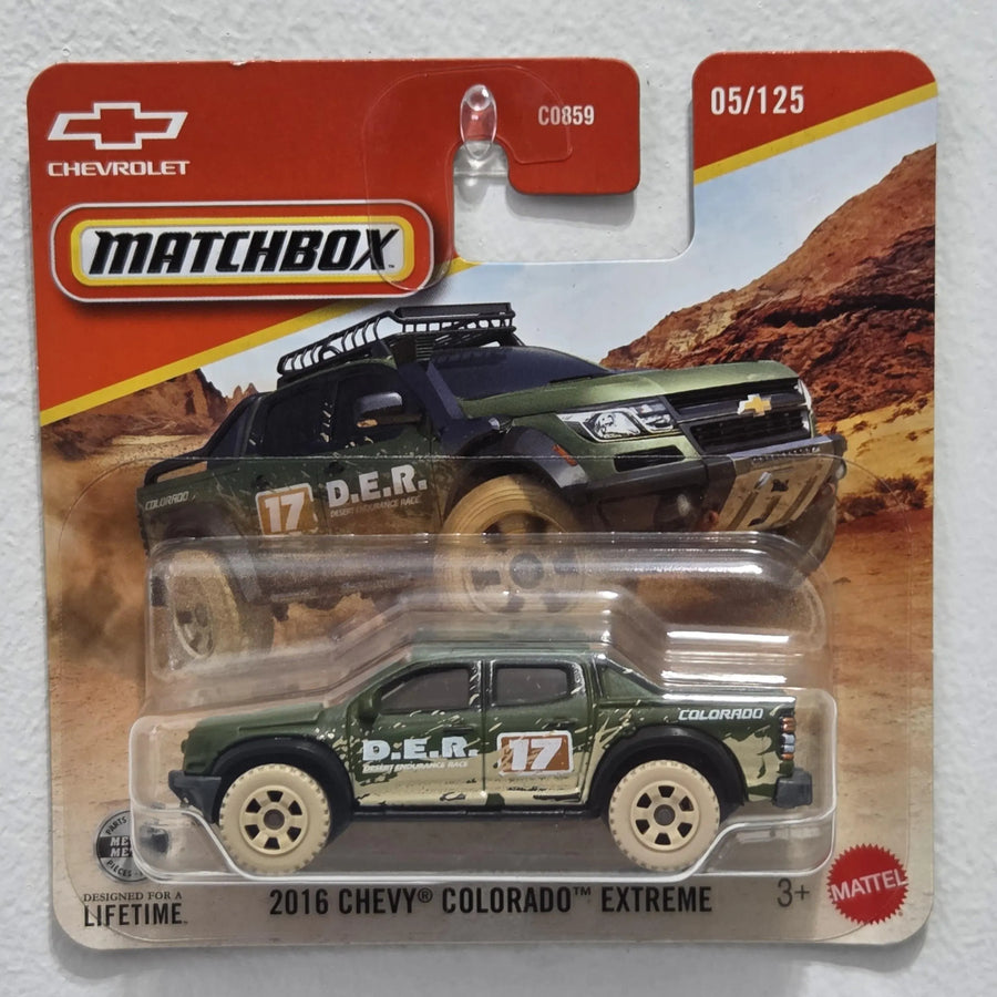 MatchBox Die Cast 1:64 Scale Vehicle - 2016 Chevy Colorado Extreme