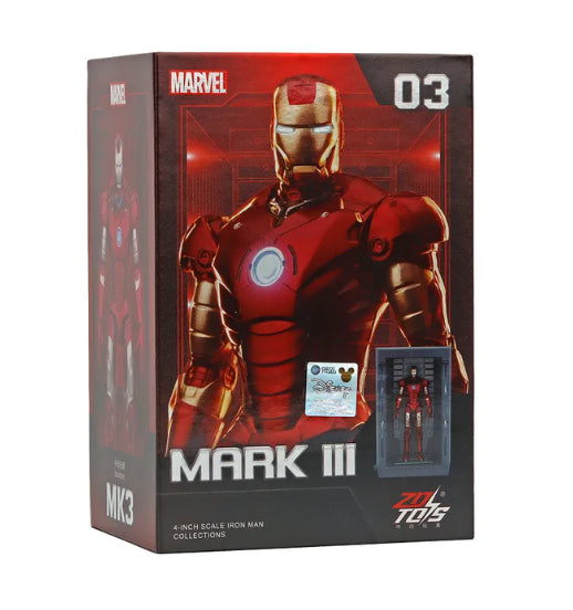 Super Heroes Marvel - The Infinity Saga - Iron Man Mark 3 with Hall of Armor