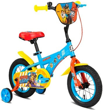 Spartan Pawpatrol Bicycle, Rear Caliper Brakes, Easy Saddle Height Adjustment, Colorful, 3 Years+ - 12 Inches - SP-3202
