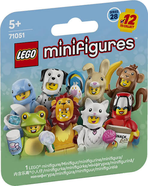 LEGO Minifigures Animal Series 28 Kids Toys in Sealed Mystery Boxes - Animal Themed Figures to Collect 66813 - 1 Pack