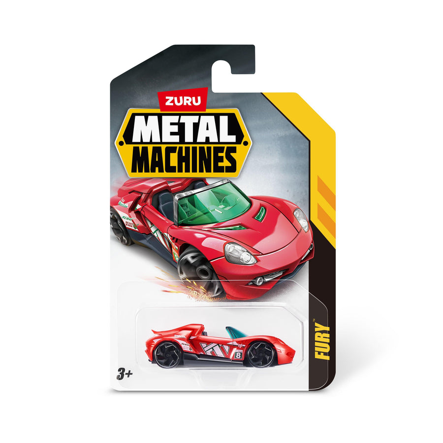 Zuru Metal Machines Fury Red Die-Cast Vehicle